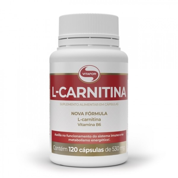 L-Carnitina 530mg (120 caps) - Padrão: Único