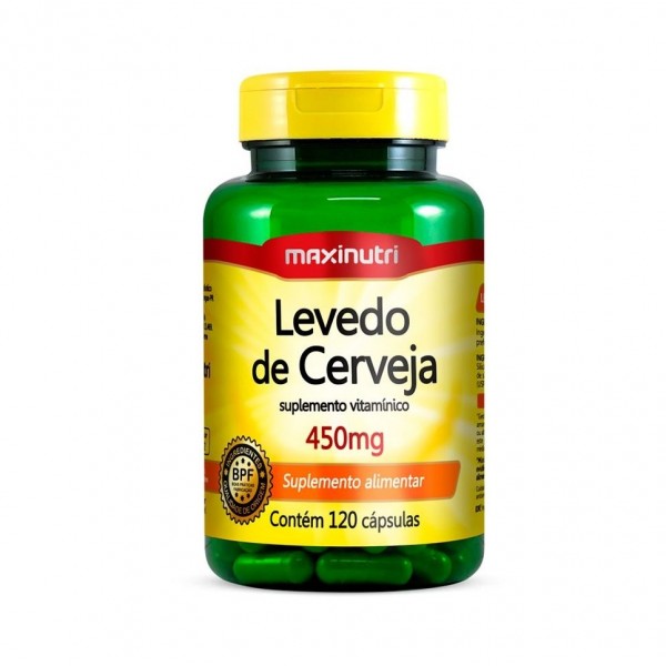 Levedo de Cerveja 450mg (120 caps) - Padrão: Único