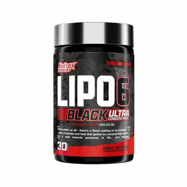 Lipo 6 Black Ultra Concentrade (30 caps) - Padrão: Único
