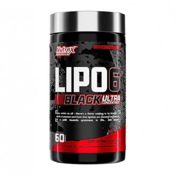 Lipo 6 Black Ultra Concentrade (60 caps) - Padrão: Único