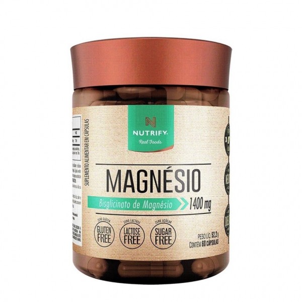 Magnésio 1400mg (60 caps) - Padrão: Único