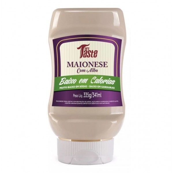 Molho Baixo Sódio e Baixa Caloria - Sabores - Sabor: Maionese c/ Alho (335g)
