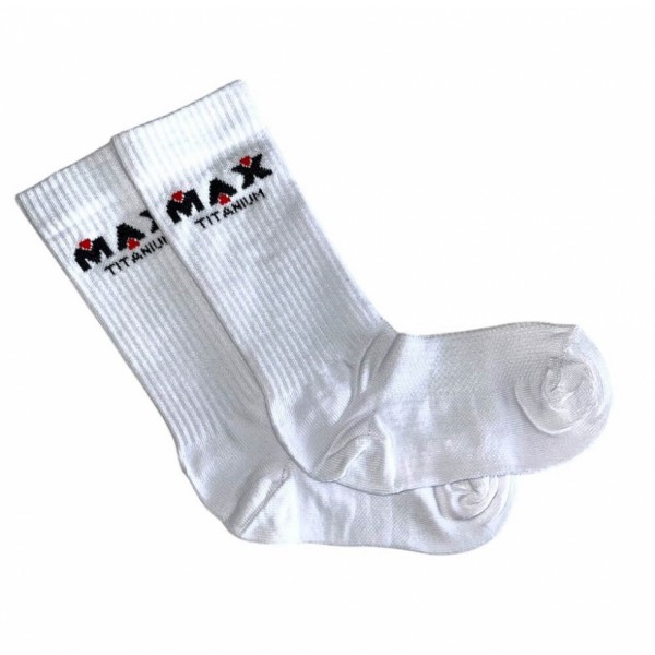 Meia Max Titanium - Cor: Branca