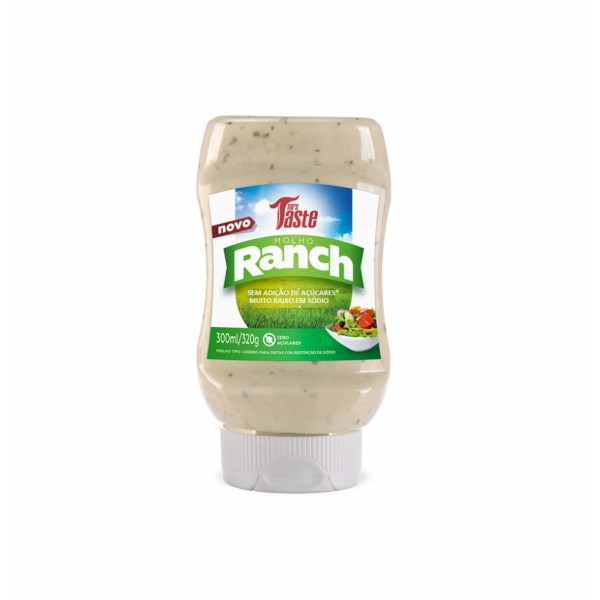 Molho Baixo Sódio e Baixa Caloria - Sabores - Sabor: Molho Ranch (300ml)