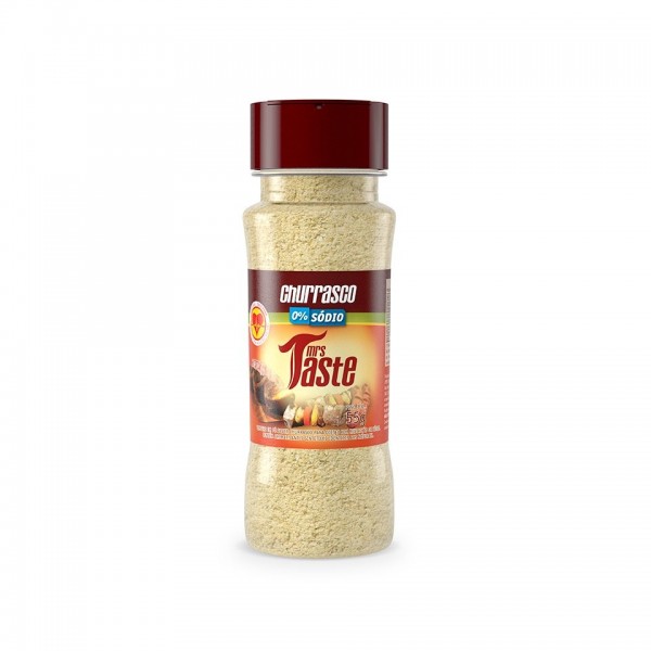 Tempero Baixo Sódio (55g) - Sabores - Sabor: Churrasco