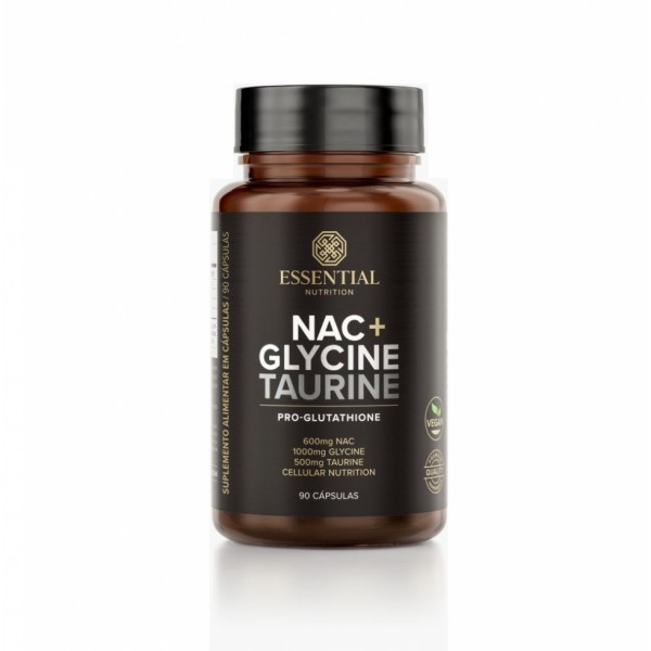 NAC + Glycine Taurine (90 caps) - Padrão: Único