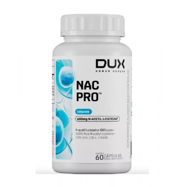 NAC PRO N-Acetil L-Cisteína 600mg (60 caps) - Padrão: Único