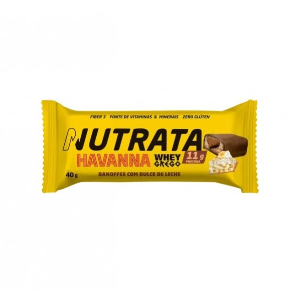 Whey Grego Bar (40g) - Sabor: Banoffee c/ Dulce de Leche