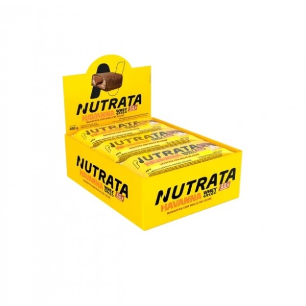 Whey Grego Bar Caixa com 12 Unidades (480g) - Sabor: Banoffee c/ Dulce de Leche