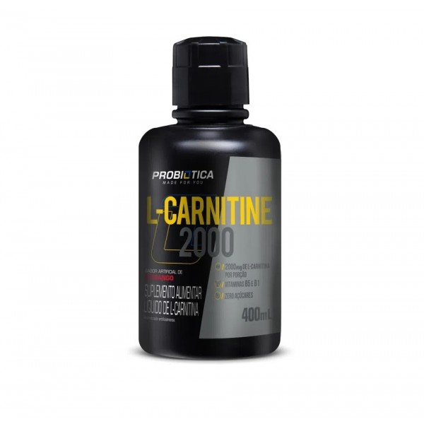 L-Carnitine 2000 (400 ml) - Sabor: Morango