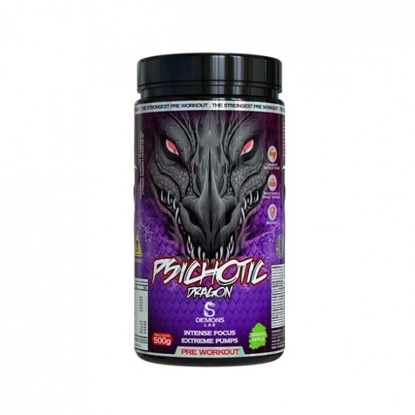 Psichotic Dragon (500g) - Sabor: Maçã Verde