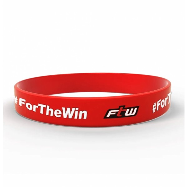 Pulseira de Silicone #ForTheWin - Padrão: Único