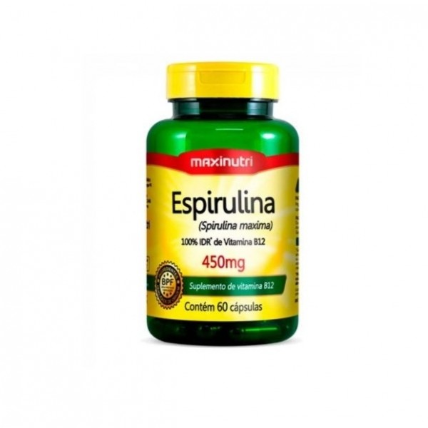 Espirulina 450mg (60 caps) - Padrão: Único