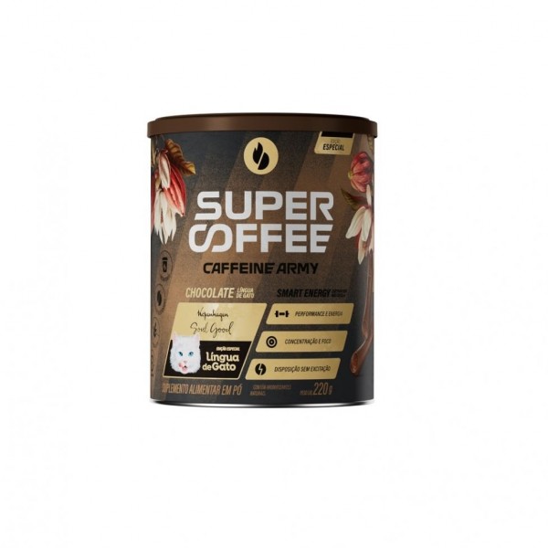 SuperCoffee 3.0 (220g) - Sabor: Chocolate (língua de gato)