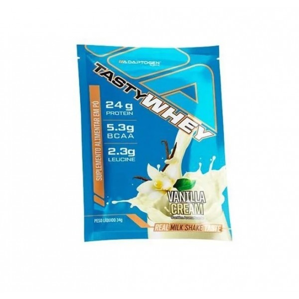 Tasty Whey Sachê - Sabor: Vanilla Cream (34g)