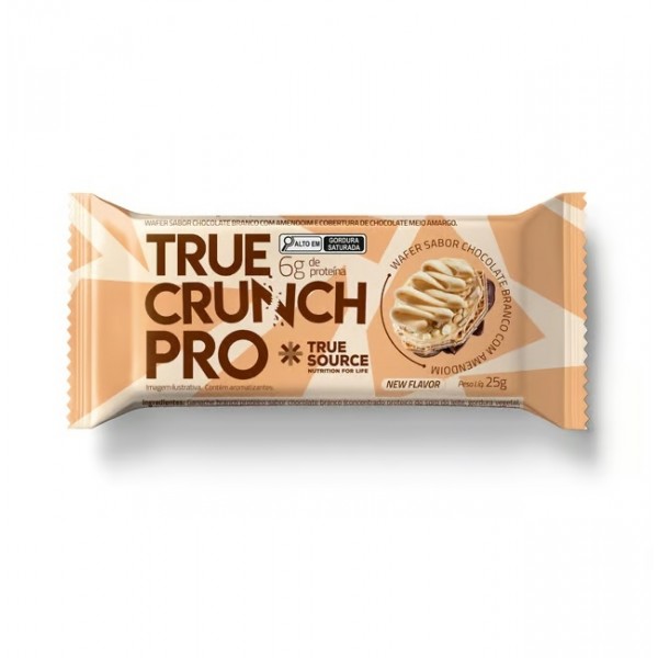 True Crunch PRO (25g) - Sabor: Chocolate Branco c/ Amendoim