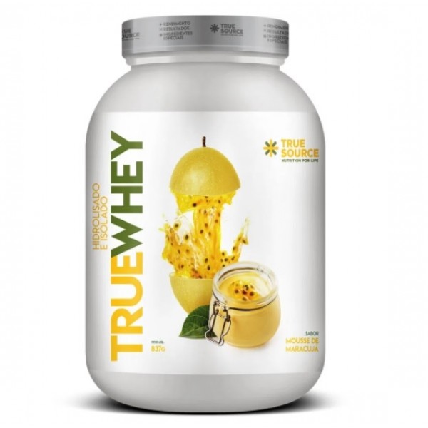 True Whey (837g) - Hidrolisado e Isolado - Sabor: Mousse de Maracujá
