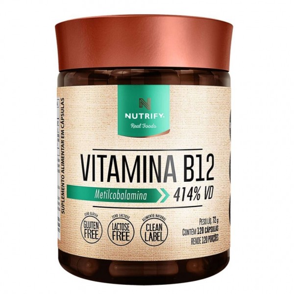 Vitamina B12 (120 caps) - Padrão: Único