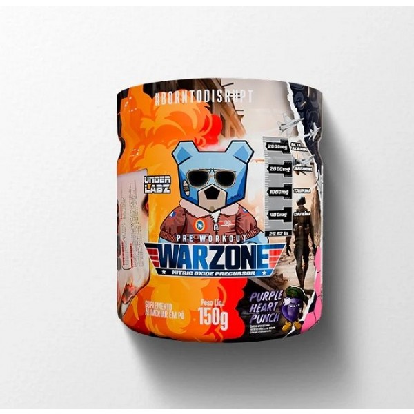 Warzone Pre Workout (150g) - Sabor: Purple Heart Punch