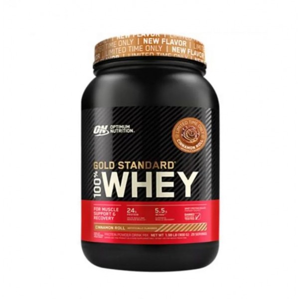 100% Whey Protein Gold Standard (907g) - Sabor: Cinnamon Roll (900g)