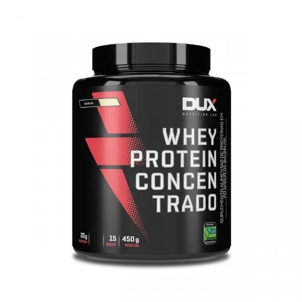 Whey Protein Concentrado Pote (450g) - Sabor: Baunilha