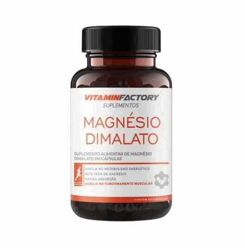 Magnésio Dimalato (60 caps) - Padrão: Único