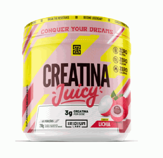 Creatina Juicy (210g) - Sabor: Lichia