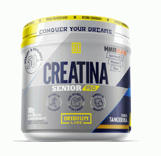 Creatine Senior 50+ Pro (180g) - Sabor: Tangerina