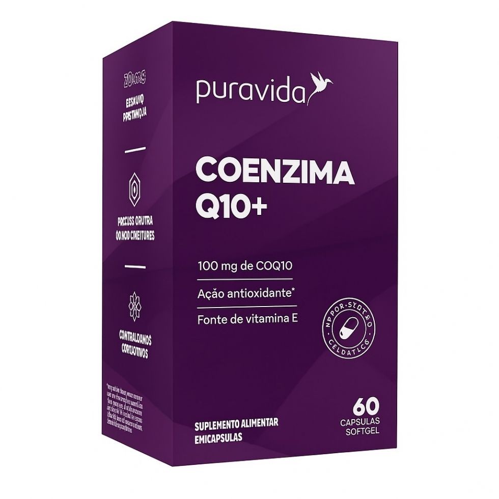 Coenzima Q10 + 100mg (60 caps) - Padrão: Único