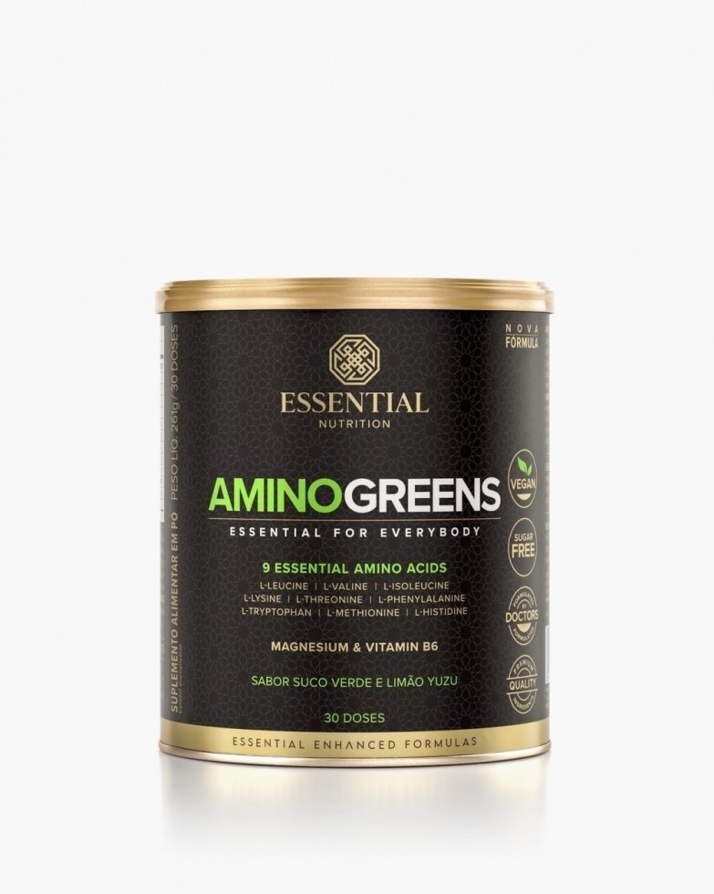 Amino Greens Lata (261g) - Padrão: Único