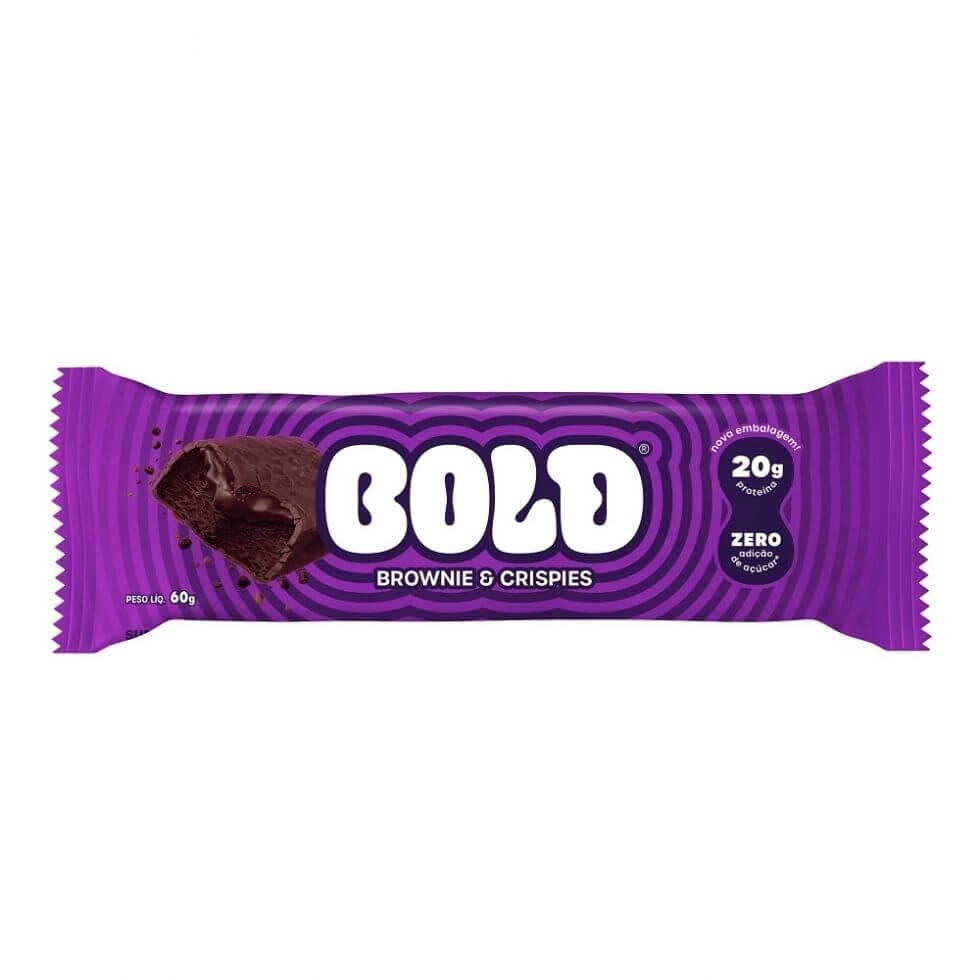 Bold Bar (60g) - Sabor: Brownie e Crispies