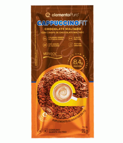 Cappuccinofit (sache 20g) - Sabor: Chocolate Maltado