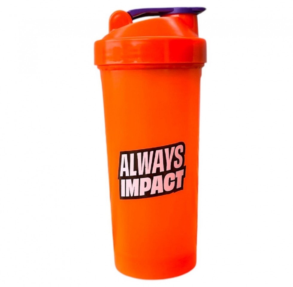 Coqueteleira Always Impact (600ml) - Cor: Laranja Neon