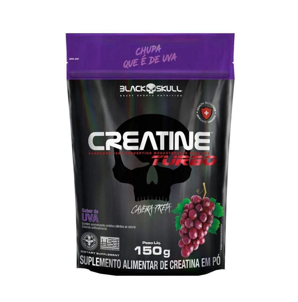 Creatine Turbo Refil (150g) - Sabor: Uva