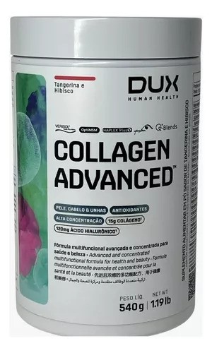 Collagen Advanced (540g) - Sabor: Tangerina e Hibisco