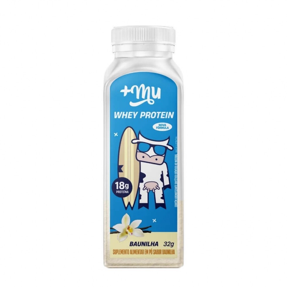 Garrafinha Mais Mu - Sabor: Baunilha (32g)