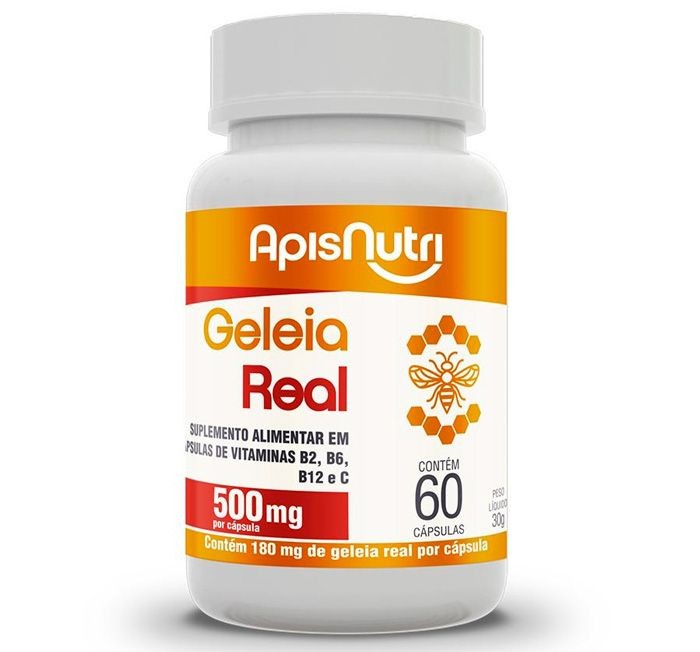 Geleia Real - 500mg (60 caps) - Padrão: Único