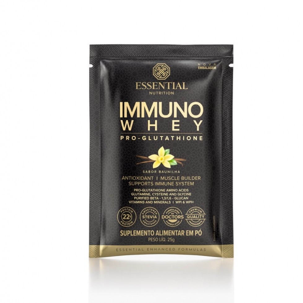 Immuno Whey Pro Glutathione Sachê (25g) - Sabor: Baunilha (25g)