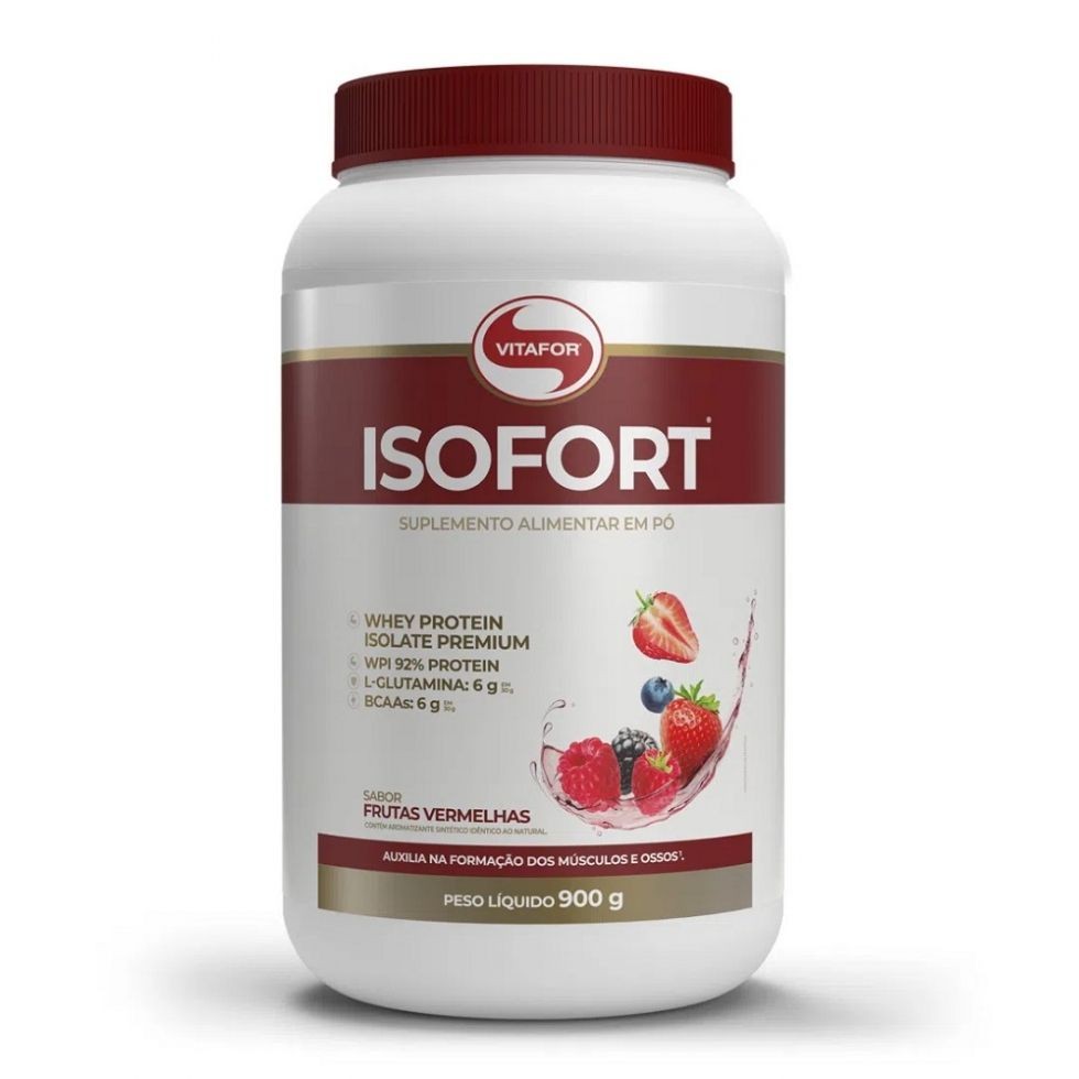 Isofort (900g) - Sabor: Frutas Vermelhas