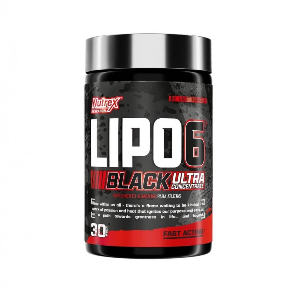 Lipo 6 Black Ultra Concentrade (30 caps) - Padrão: Único
