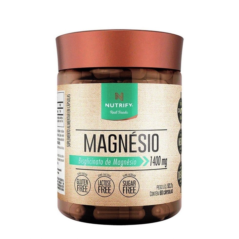 Magnésio 1400mg (60 caps) - Padrão: Único