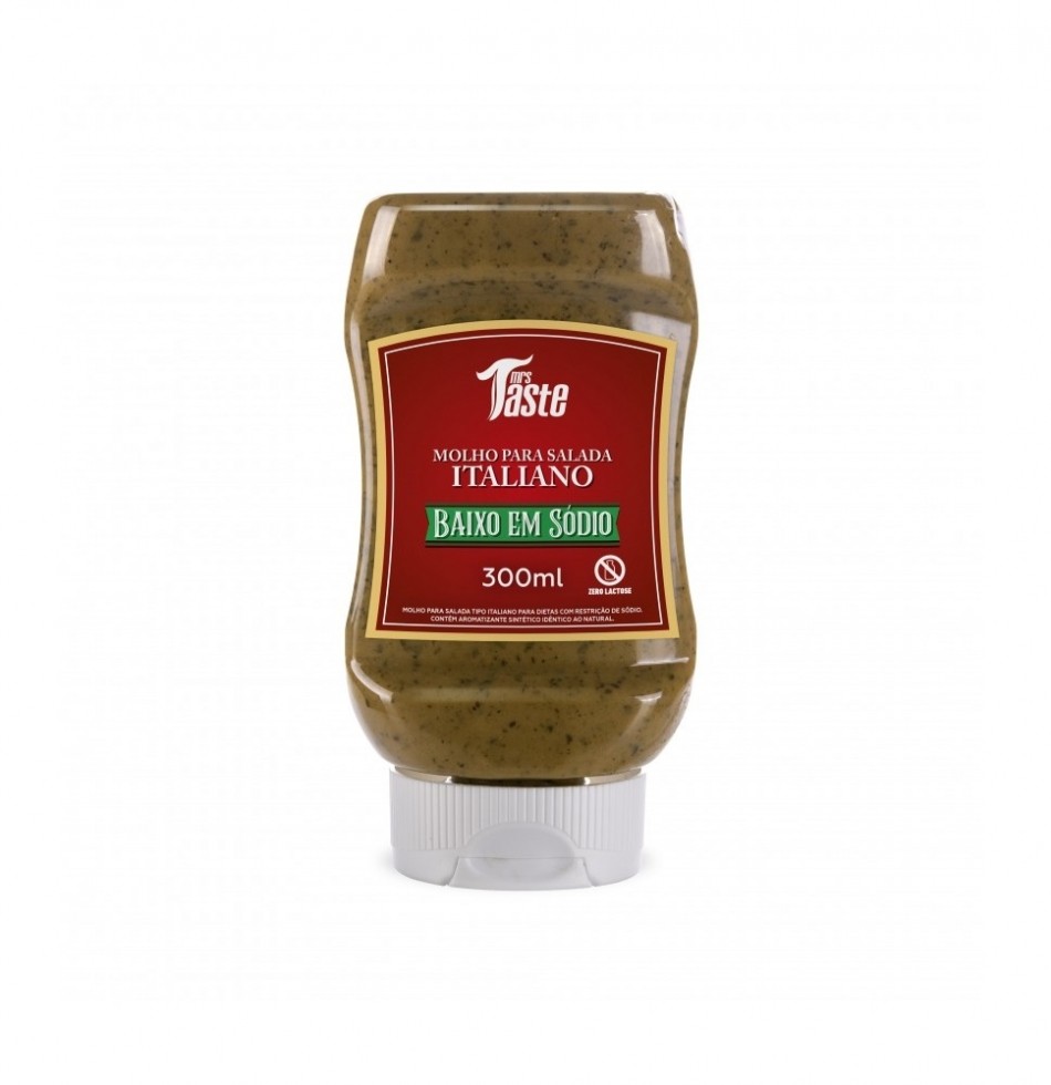 Molho Baixo Sódio e Baixa Caloria - Sabores - Sabor: Italiano