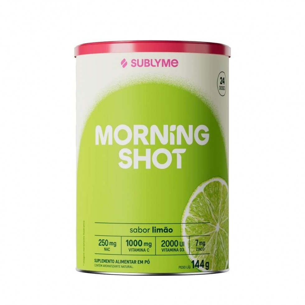 Morning Shot (144g) - Sabor: Limão