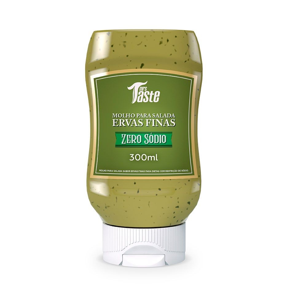 Molho Baixo Sódio e Baixa Caloria - Sabores - Sabor: Ervas Finas