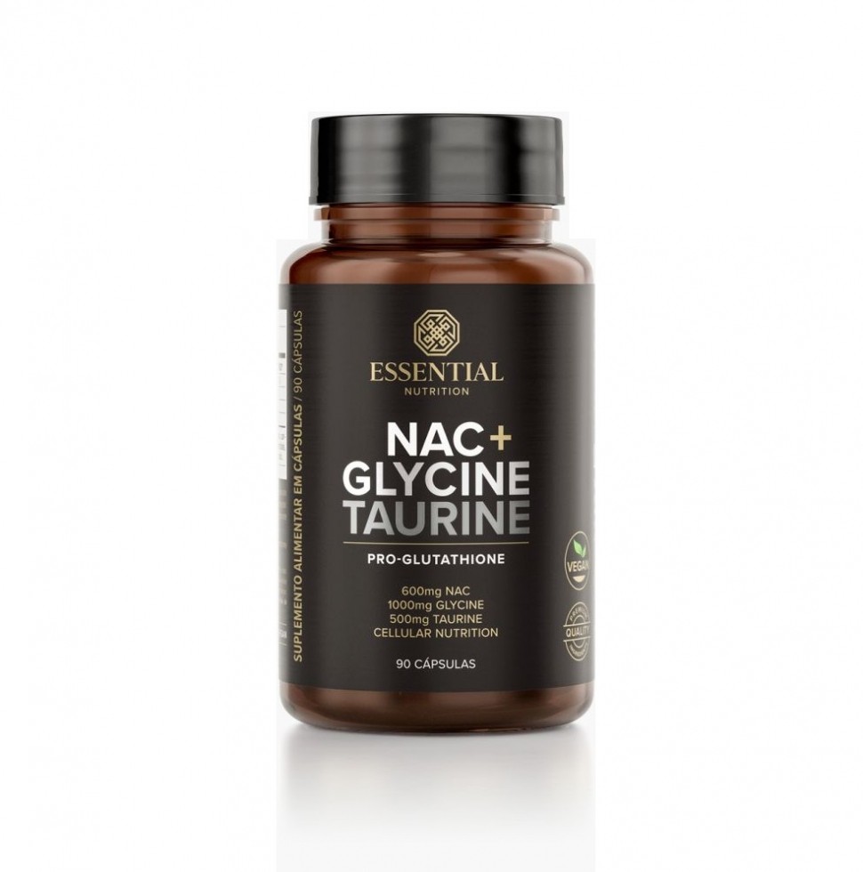 NAC + Glycine Taurine (90 caps) - Padrão: Único