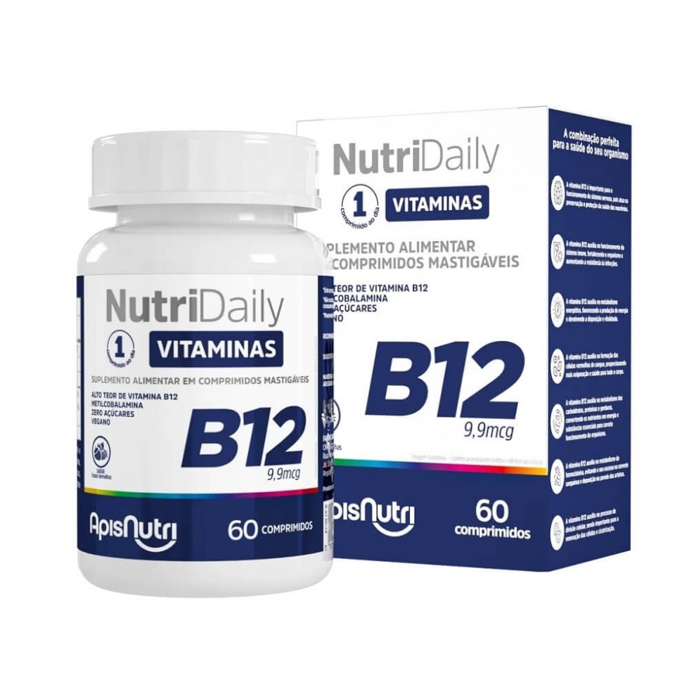 NutriDaily B12 (60 comp) - Padrão: Único