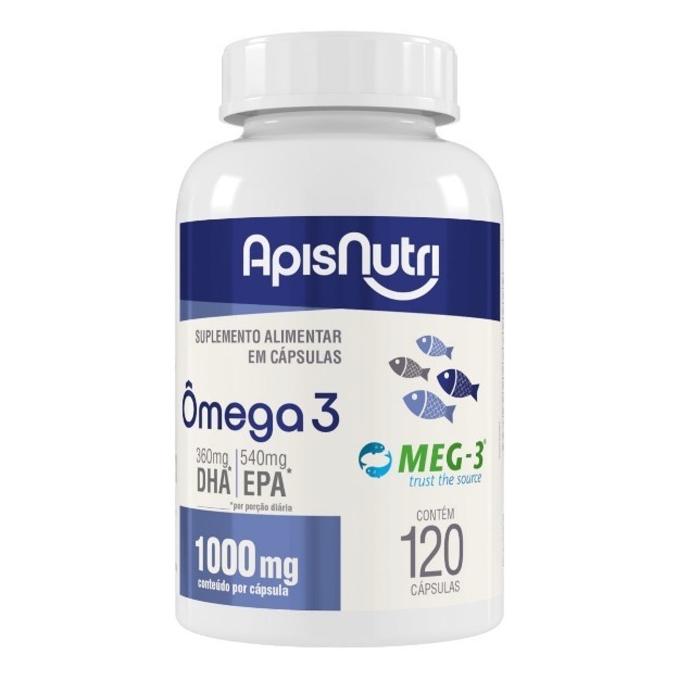 Ômega 3 1000mg (120 caps) - Padrão: Único