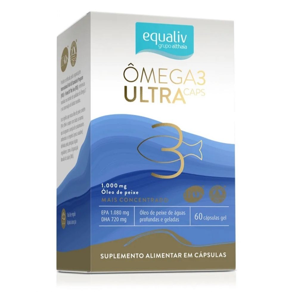 Ômega 3 Ultra Caps (60 caps) - Padrão: Único