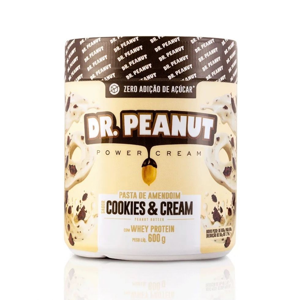 Pasta de Amendoim (600g) - Sabor: Cookies e Cream