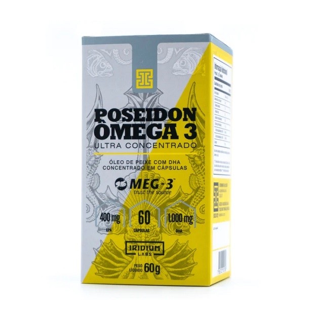 Poseidon Ômega 3 Ultra Concentrado (60 Caps) - Padrão: Único